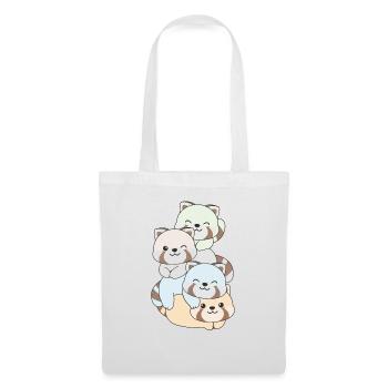 Unlabeld Flag Pride LGBTQ Cute Red Panda - Tote Bag - white - Front