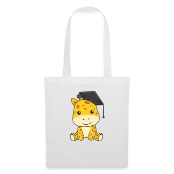 Kids Kindergarten nailed it Giraffe Graduation - Stoffbeutel - Weiß - Vorne
