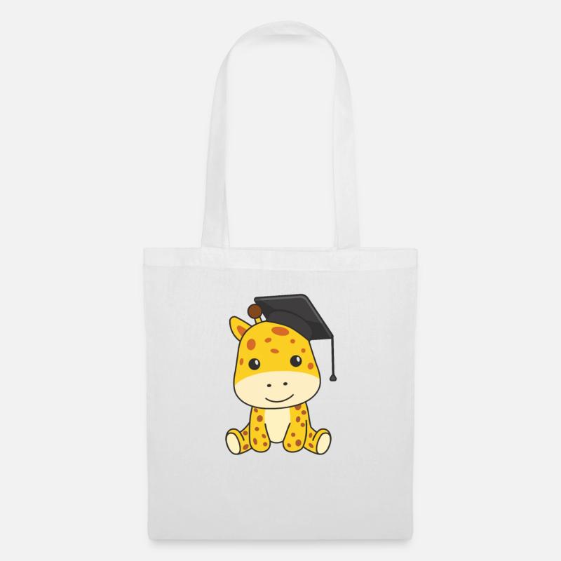 Kids Kindergarten nailed it Giraffe Graduation - Stoffbeutel - Weiß