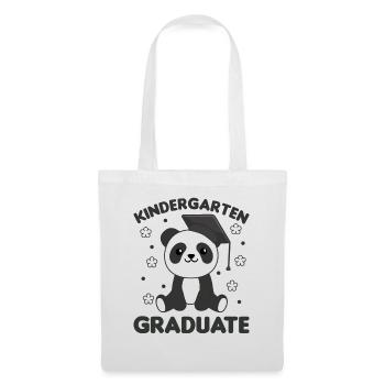 Kids Kindergarten graduate Panda Graduation - Stoffbeutel - Weiß - Vorne
