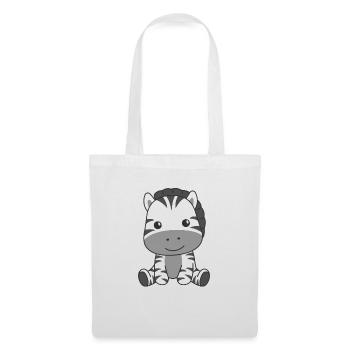 Zebra cute animals for kids manga zebras - Tote Bag - white - Front
