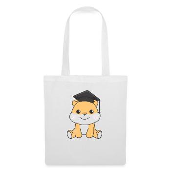 Kids Kindergarten nailed it Hamster Graduation - Stoffbeutel - Weiß - Vorne