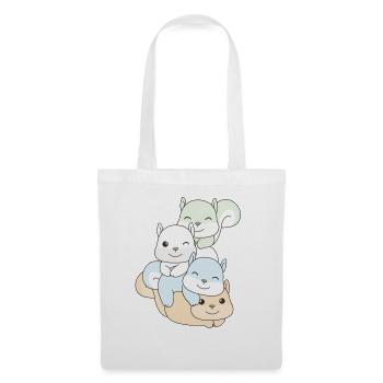 Unlabeld Flag Pride LGBTQ cute squirrel - Tote Bag - white - Front