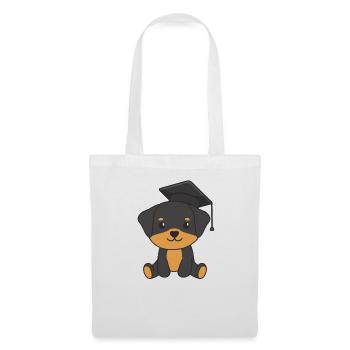 Kids Kindergarten nailed it Rottweiler Graduation - Stoffbeutel - Weiß - Vorne