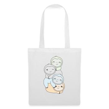 Unlabeld Flag Pride LGBTQ cute sloth - Tote Bag - white - Front