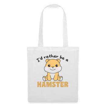 I'd rather be a hamster - cute hamsters - Tote Bag - white - Front