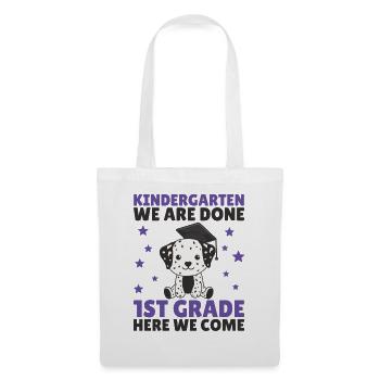 Kids Kindergarten graduate Dalmatiner 1st grade - Stoffbeutel - Weiß - Vorne