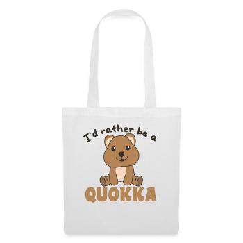 I'd rather be a quokka - sweet quokka - Tote Bag - white - Front