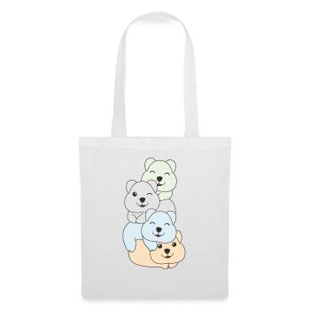 Unlabeld Flag Pride LGBTQ Cute Quokka - Tote Bag - white - Front