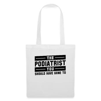 Podologe Fußpflege Pediküre Podologie Geschenke - Stoffbeutel - Weiß - Vorne