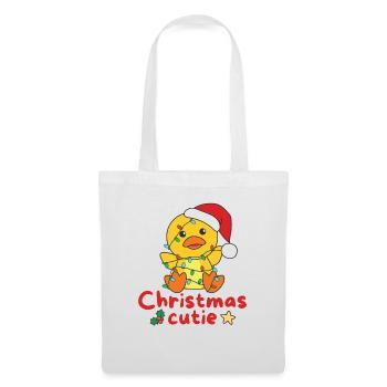 Duck Christmas Duck Christmas Cutie - Tote Bag - white - Front