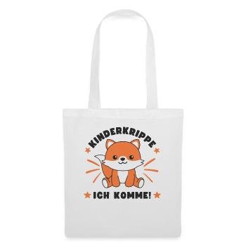 Kinderkrippe Ich Komme! Fuchs - Stoffbeutel - Weiß - Vorne