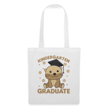 Kids Kindergarten graduate Otter Graduation - Stoffbeutel - Weiß - Vorne