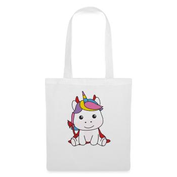 Unicorn Happy Halloween Devil Costume - Tote Bag - white - Front