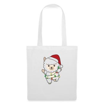 Alpaca Christmas Winter Animals Alpacas - Tote Bag - white - Front