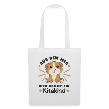 Aus Dem Weg Hier Kommt Ein Kitakind - Stoffbeutel - Weiß - Vorne