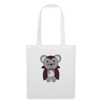 Mouse Happy Halloween Cute Vampire Costume - Tote Bag - white - Front