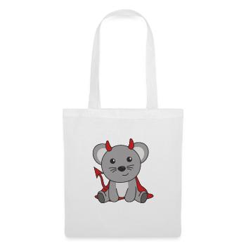 Mouse Happy Halloween Devil Costume - Tote Bag - white - Front