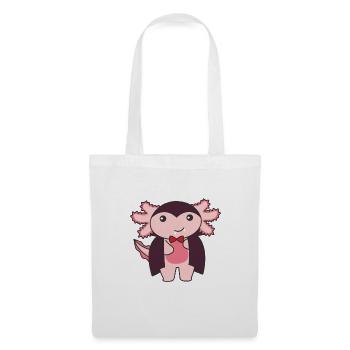 Axolotl Halloween Cute Devil Vampier Costume - Tote Bag - white - Front