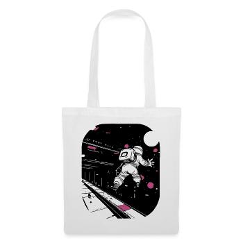 Astronaut on a faraway space station - Tote Bag - white - Front