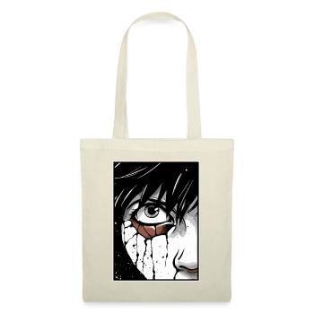 Anime Sad Eyes Face - Tote Bag - nature - Front