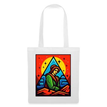 Est-ce que c’est de l’art : une femme à la vie dure - Sac en tissu - blanc - Devant