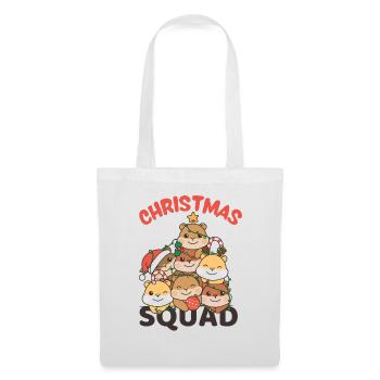 Hamster Christmas Tree Christmas Squad Hamster - Tote Bag - white - Front