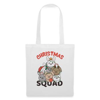Bunny Christmas Tree Christmas Squad Bunnies - Tote Bag - white - Front