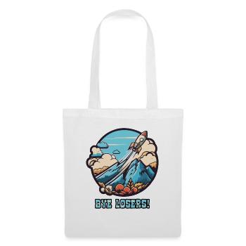 Bye bye, losers! Launch of the rocket - Tote Bag - white - Front