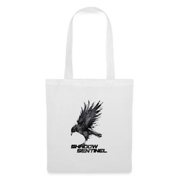 Raven with a Message: Shadow Sentinel - Tote Bag - white - Front