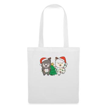 Alpaca Christmas Winter Animals Alpacas - Tote Bag - white - Front
