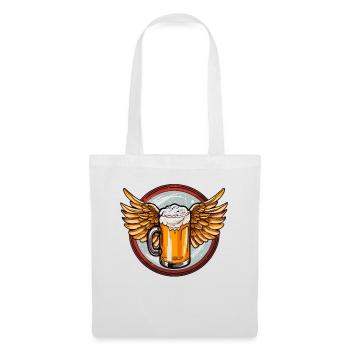 Beer with wings - Tote Bag - white - Front