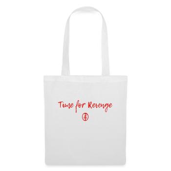 Typography Design: Time for Revenge - Tote Bag - white - Front