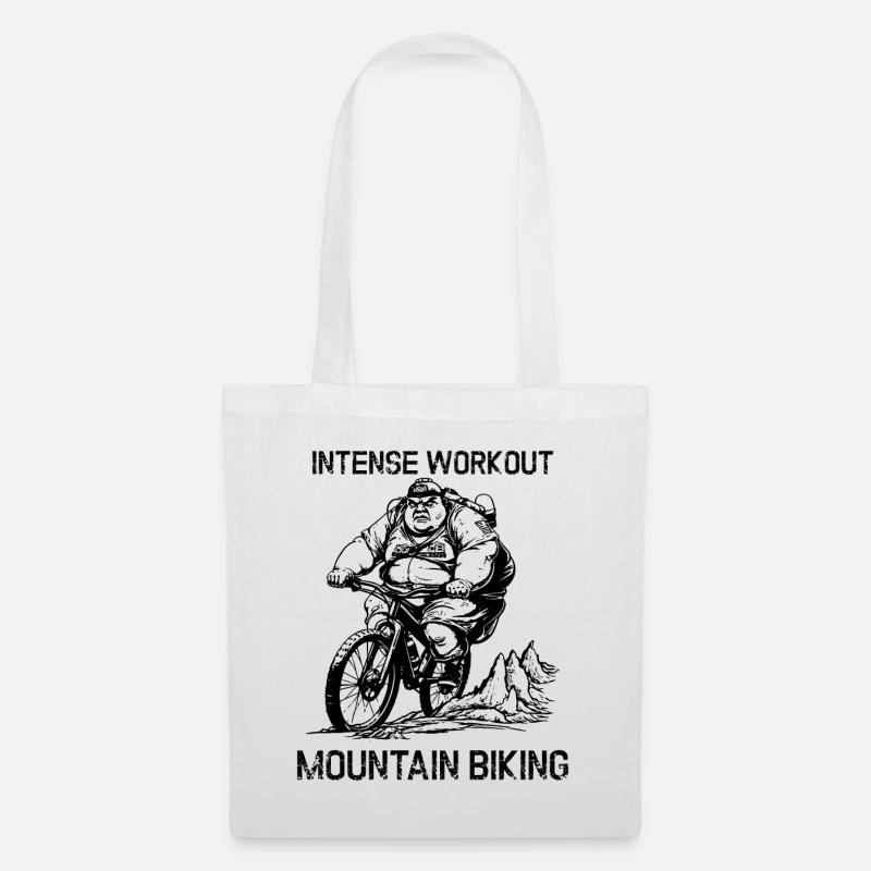 Intensives Mountainbike Training - Stoffbeutel - Weiß