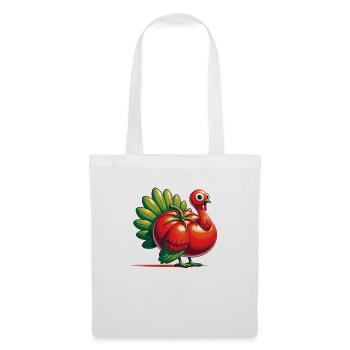 Tomato Turkey Funny Animal Made Of Vegetables - Tote Bag - white - Front
