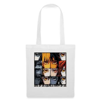 One of us equals many of us, we are many - Tote Bag - white - Front