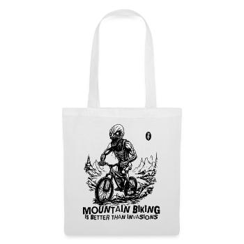Intruder Alien : Invasion de VTT - Sac en tissu - blanc - Devant