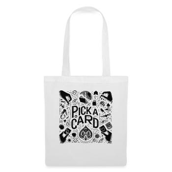 Pick a Card - Magical Gift for Magicians - Tote Bag - white - Front