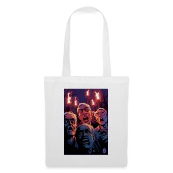 Boomer Mob : Émeute avec des torches - Sac en tissu - blanc - Devant