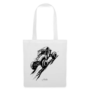 Rallye de buggy de sable - Sac en tissu - blanc - Devant