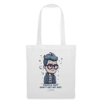 Sad artist, people don't understand art - Tote Bag - white - Front