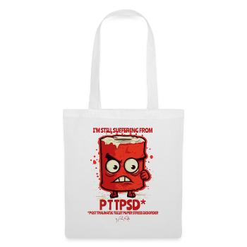 Post Traumatic Toilet Paper Stress Syndrome - Tote Bag - white - Front