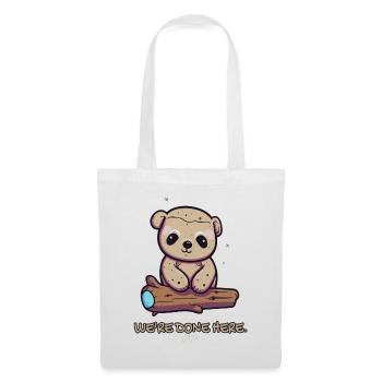 Cute Tough Bear - We're Done Here - Tote Bag - white - Front