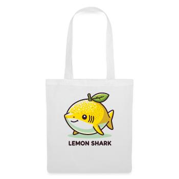 Lemon Shark Funny Animal Made of Fruit - Tote Bag - white - Front