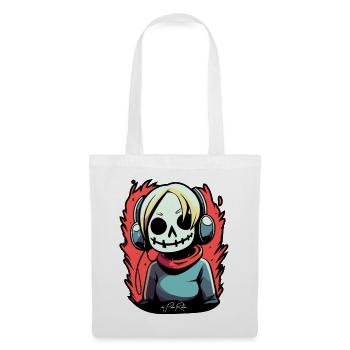 Rebondis avec moi, musique de Manga Girl - Sac en tissu - blanc - Devant