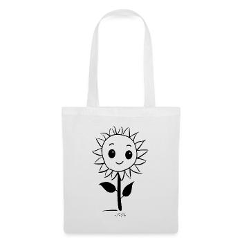 Cheerful Sunflower - Tote Bag - white - Front
