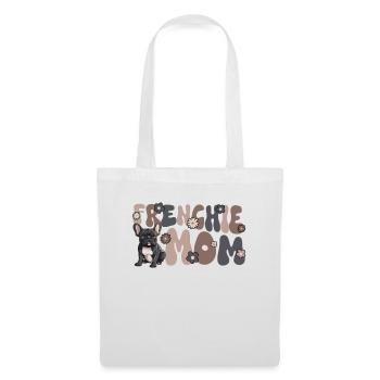 French Bulldog Groovy Frenchie Mom - Tote Bag - white - Front