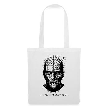 I LOVE PIERCINGS - Tote Bag - white - Front