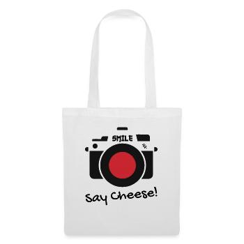 Say Cheese : Photographe d’appareil photo - Sac en tissu - blanc - Devant