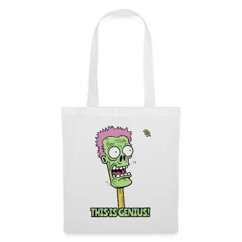This is awesome: A clever zombie pencil - Tote Bag - white - Front